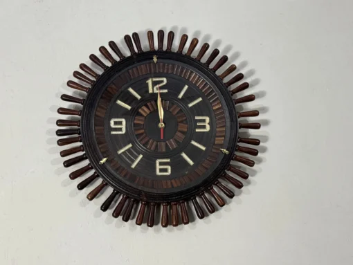 18" Wooden Wall Clock – Multiple Designs | Decora Crafts - Image 3