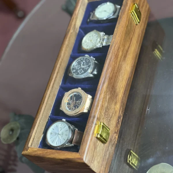 5 slot watch box