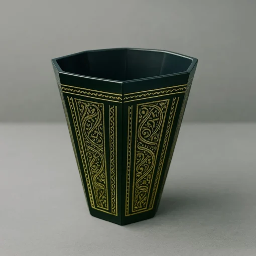 wooden dustbin