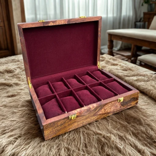 Wooden Watch Box 10 Slot
