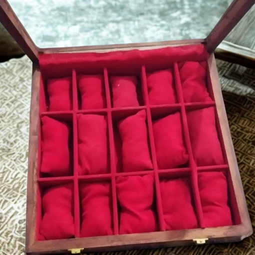 wooden watch box 15 slot