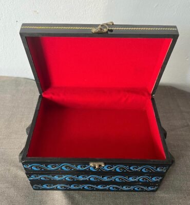 Naqshi Art Jewelry Box – Blue 3 Layer - Image 2