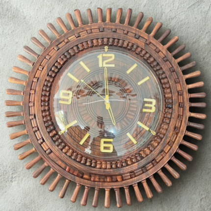 22 inch wooden wall clock