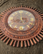 22 inch wooden wall clock