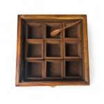 wooden masala box 9 portion